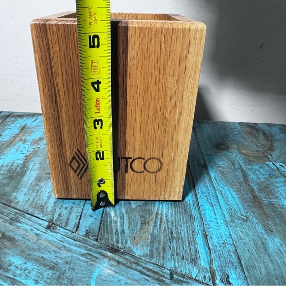 Cutco Vintage Wooden Utensil Holder Spoon Tool Holder Box Storage Wooden - Picture 11 of 15